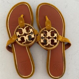 Tory Burch Yellow Leather Sandals 6m